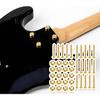 Lovermusic Gold Guitar Neck Joint Ferrules Bushing with Screws Guitar Accessories for Electric Guitar Pack of 20