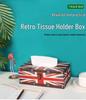 British-Style Waterproof Cylinder Tissue Box for Home, Car, or Restaurant