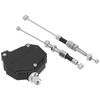 Motorbike Stunt Clutch Pull Cable Lever CNC Aluminum Replacement for Motorcycle Dirt BikesBlack