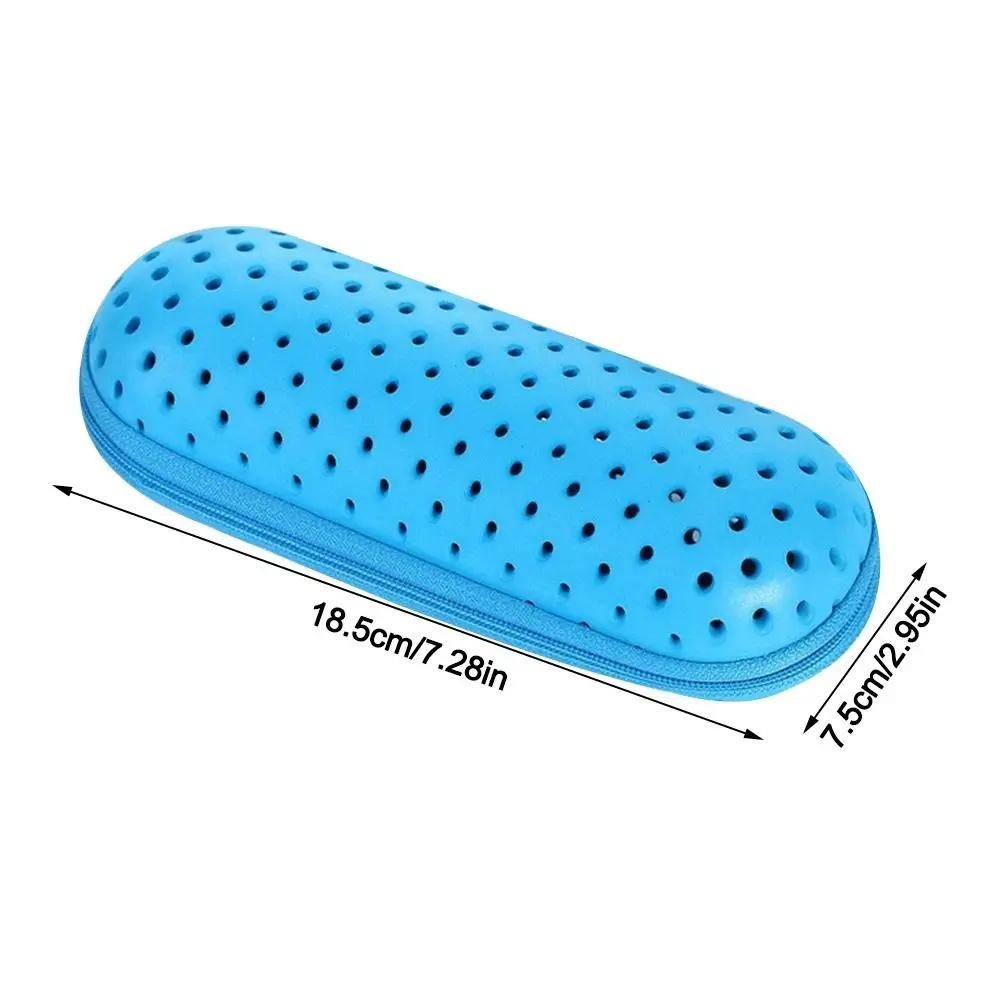 EVA Schwimmbrillen Aufbewahrungsbox Schutzhülle Weiche Brillenbox Schwimmausrüstung Atmungsaktiver Augenschutz Studenten