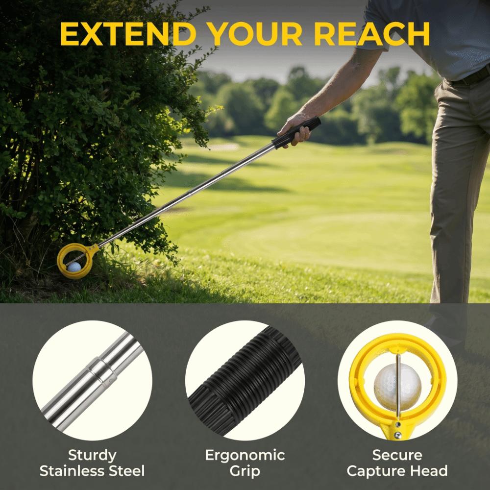 Raccogli Palline Telescopico Raccogli Palline da Golf Durevole Accessori da Golf Afferra Palline da Golf Campo Pratica
