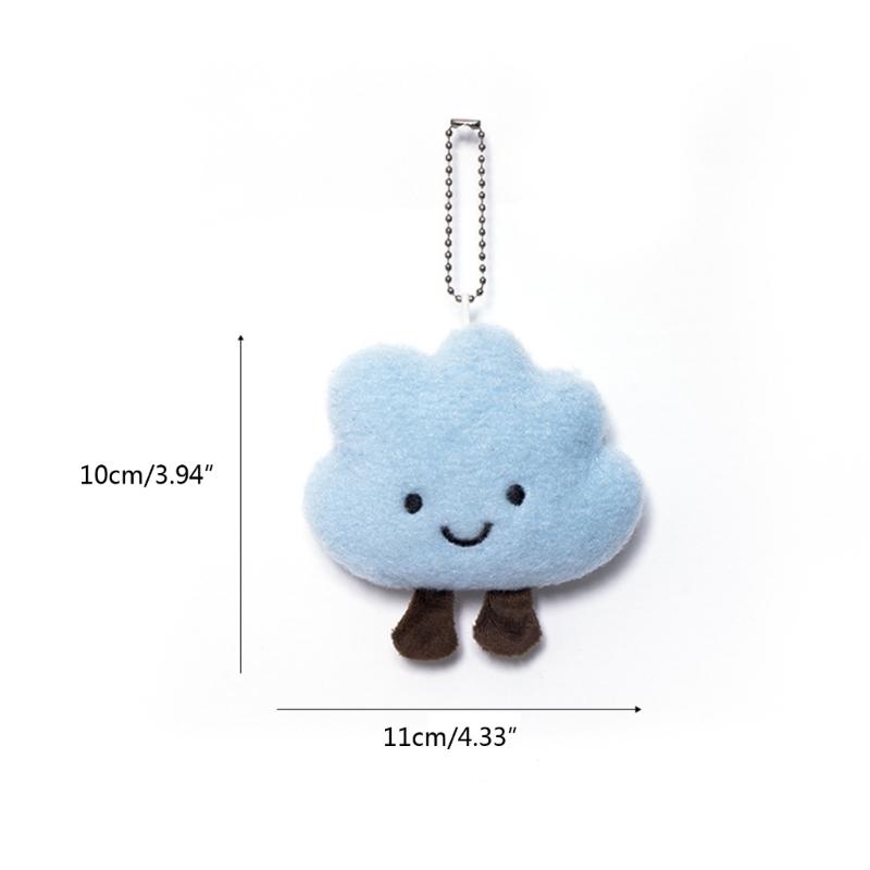 Cloud Pendant Keyring Practical Phone Strap Chain Keychain Jewelry Ornaments Keyring Accessory for Bags Backpacks Phone