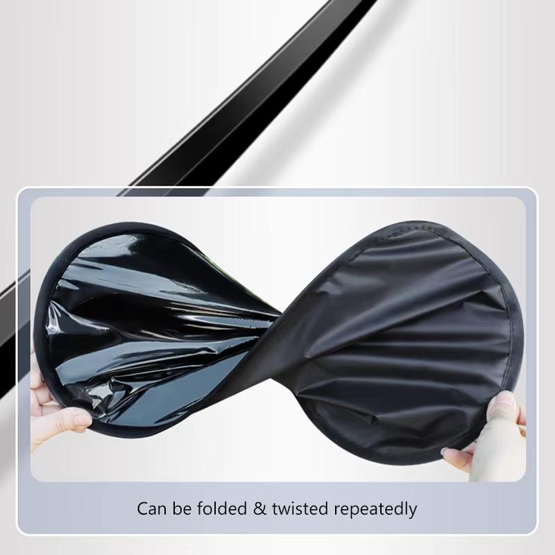 Electrostatic Sun Visor for Car Side Window 4-Layer Sun Shade Curtains Anti-Glare UV-Blocker Auto Sun Protection Cover