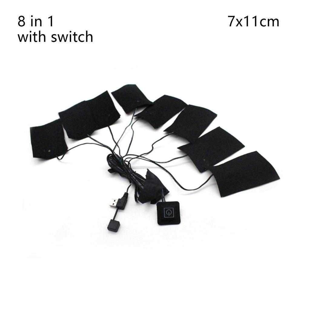 Fibra de Carbon Cald Iarnă Covoraș Încălzit Încălzire Rapidă pentru Spate și Umeri Pânză Paduri Încălzitoare Pad Încălzitor