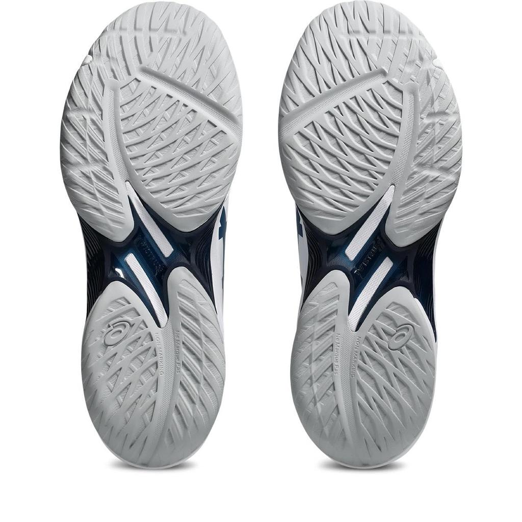 ASICS BEYOND FF Indoor Sports Shoes Unisex Size 105 Size 2E (1073A057), Adult, (White/Mako Blue), 28.5 cm,