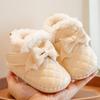 Infant Winter Velvet Shoes: Thickened Non-Slip Soft Sole for Baby Girls, 0-1 Year