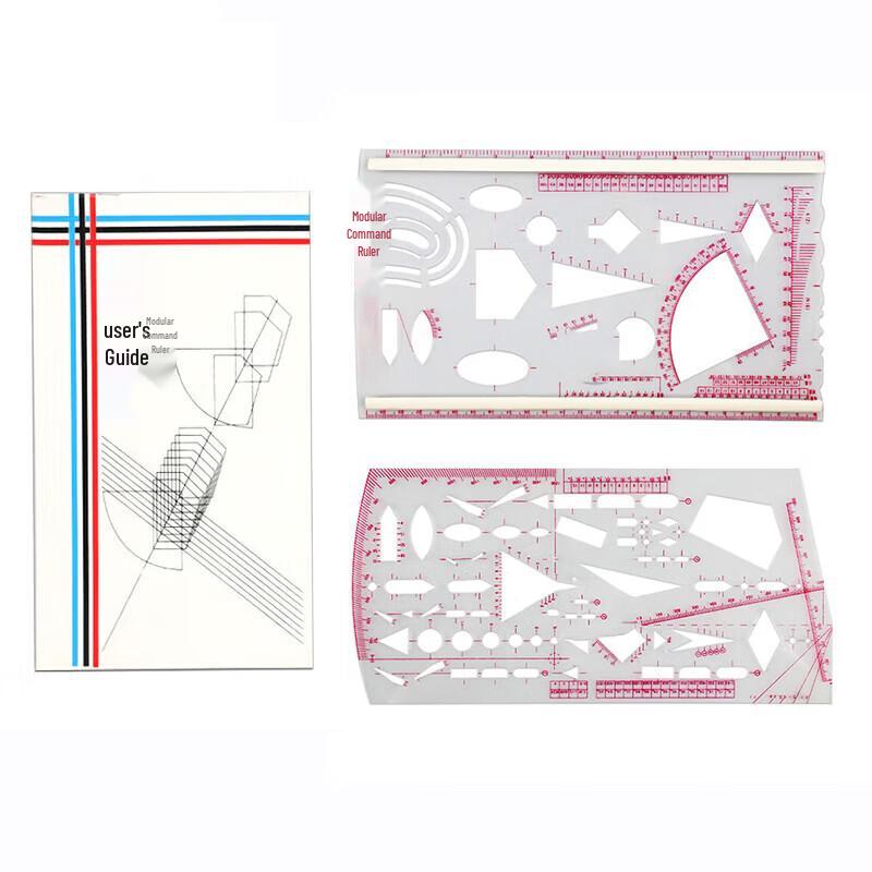 Military Topography Plotting Ruler Set