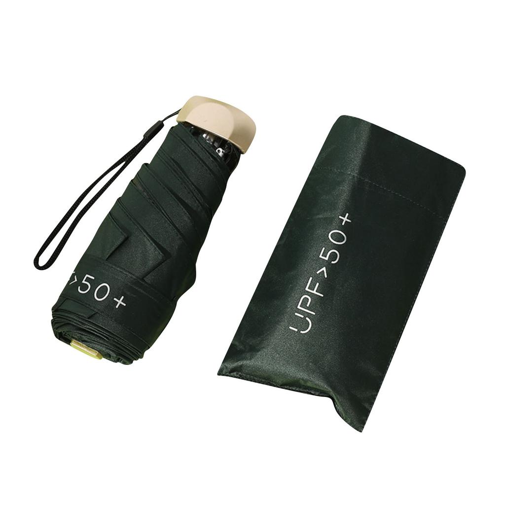 Portable Small Umbrella Capsule Sun Umbrella Rain Umbrella Womens Sunny And Rainy Dualuse Parasol Sun Umbrella