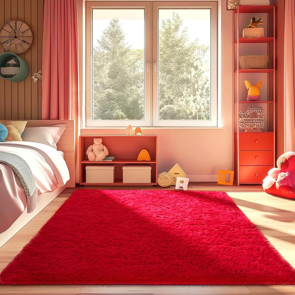 Area Carpets Are Suitable For Living Rooms And Bedrooms. They Are Anti-Slip, Fluffy And Soft Carpets For Home Decoration