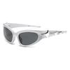 1PC Cyberpunk Cycling Mirror Sunglasses Y2K Millennial Spice Girls Street Photography Future Tech Fashion