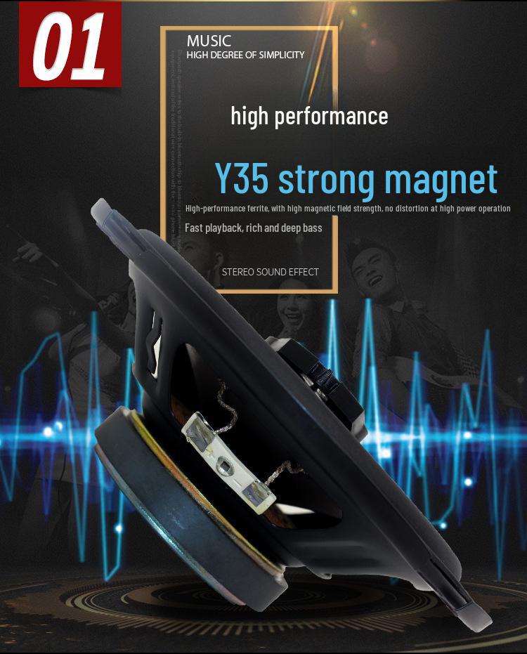 6-Inch Coaxial Car Speaker - TS-A1695S Full Range with High and Low Bass