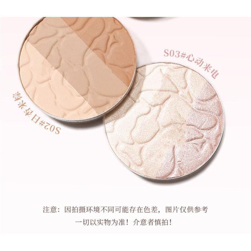xixi - 3 Colors Comprehensive Powder Palette Quiet Lake Edition - 3 Colors