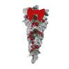 Christmas Wreath Decorative Realistic Garland Front Door for Festival House Wall Window Xmas
