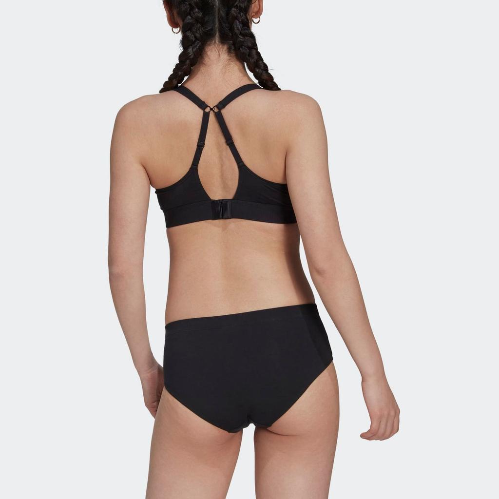 Adidas Originals Adicolor Comfort Flex Cotton Bralette Underwear Women Underwear Black GB1179