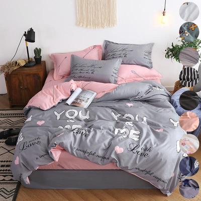 Juego de funda nórdica, juego de cama You&me, tamaño Queen, ropa de cama blanca con plumas