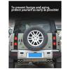 For Land Rover Defender 90 110     2024 2025 Car Tail Light Covers Rear Brake Light Decoration Car Accessories