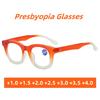 Latest Rainbow Color Anti Blue Ray Presbyopic Eyeglasses Fashionable and Trendy Metal Hinges and High-definition Reading Eyeglasses