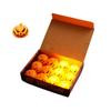 Halloween Decorative Ornaments, Electronic Candles, Cute Pet Ornaments, Jack-o-lantern Festival Party Props, Festive Atmosphere 12pc