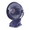 1 Set 720 Degree  Rotating Hanging Clip Fan Night Light Air Cooler Usb Rechargeable Electric Fan Outdoor Camping Small Fans Ventilador