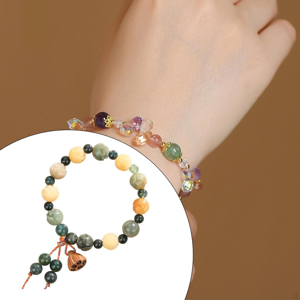 Bodhi Lotus Bracelet Hand String for Women Teen Girls