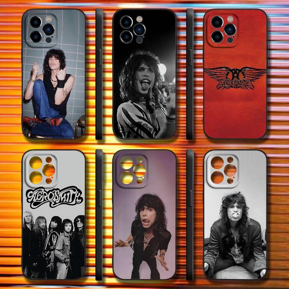 S-Steven T-Tyler A-Aerosmiths For iPhone 17,16,15,14,13,12,11,X,XR,Air,Pro,Max,Plus Dustproof Soft Case