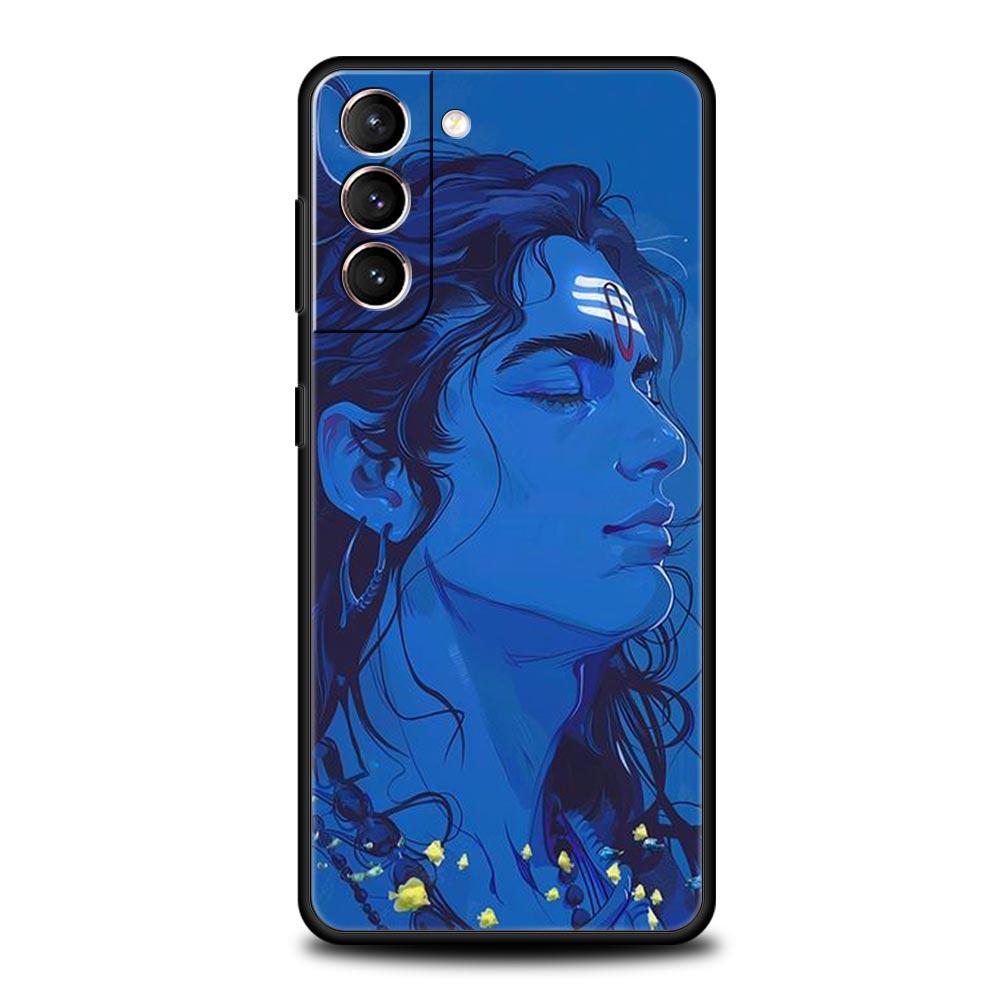 Lord Shiva Hindu God Buddha India Phone Case For Samsung Galaxy S25 S24 S23 S22 S20 Ultra S21 FE 5G S10 Plus S10E Soft TPU Cover