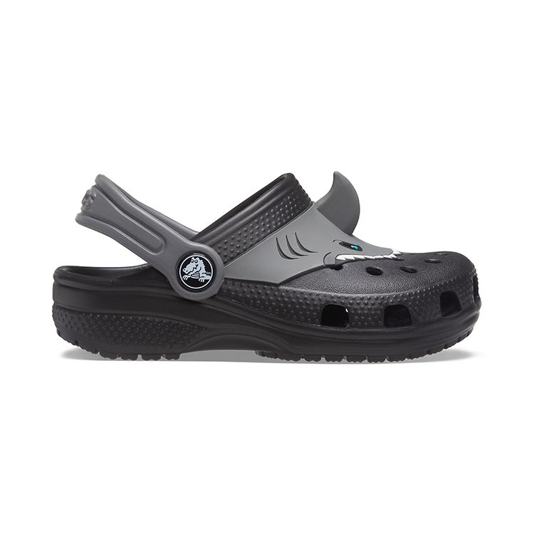 Crocs Fun Lab Classic I Am Shark Clog Baby Footwear Gray 207072-001