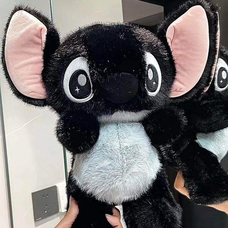 Neue Schwarze Interstellare Baby Stitch Plüschpuppe Stitch Cartoonpuppe Begleitende Schlafpuppe Raumdekoration Mädchen Geburtstagsgeschenke