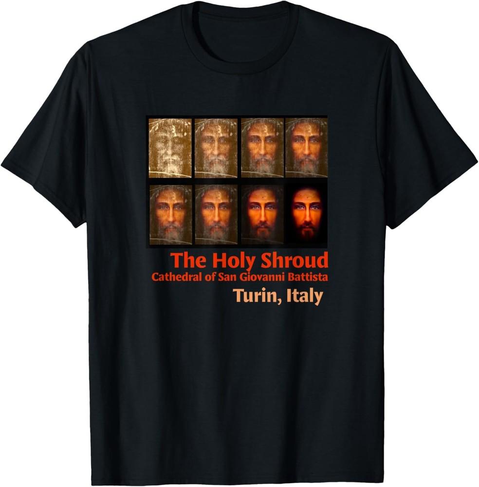 NEW LIMITED Shroud of Turin The Holy Face of Jesus Test Phases T-Shirt Unisex T-Shirt XXXL