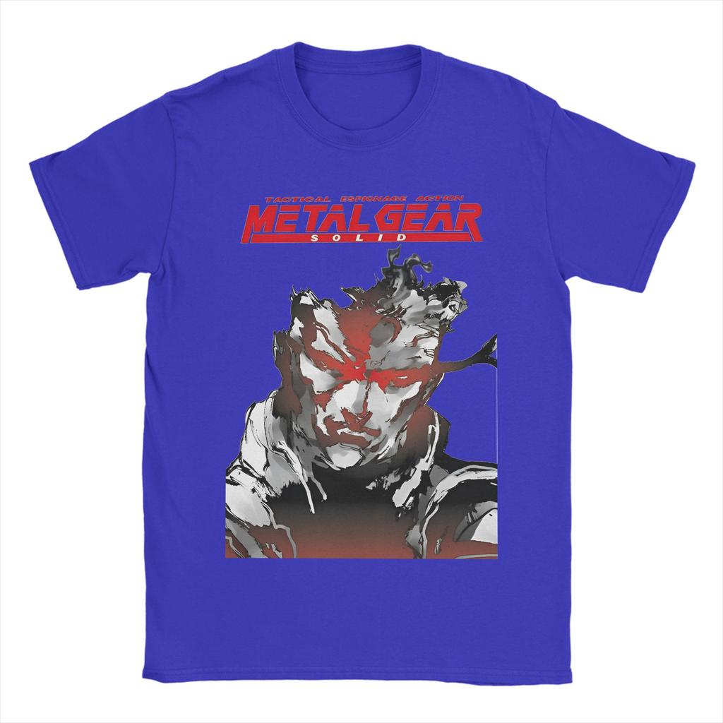 Metal Gear Solid Game T Shirt Beach Pure Cotton T Shirts For Man Leisure Custom DIY Tee Shirt Short Sleeve Classic Tops