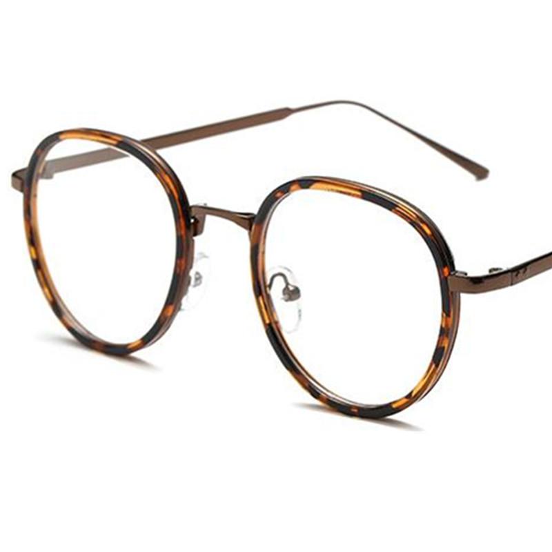 Fashion Campus cultural Eyeglasses Alloy Frame Spectacles Retro Google Fragmented Flowers Ornamental Classic Optical Glasses