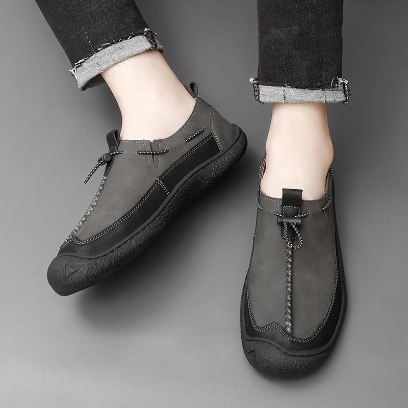Fashion Official Website Hot Selling Men's Business Casual Shoes Trendy Men's Walking Loafers Commuting Daily Flat Shoes Comfortable