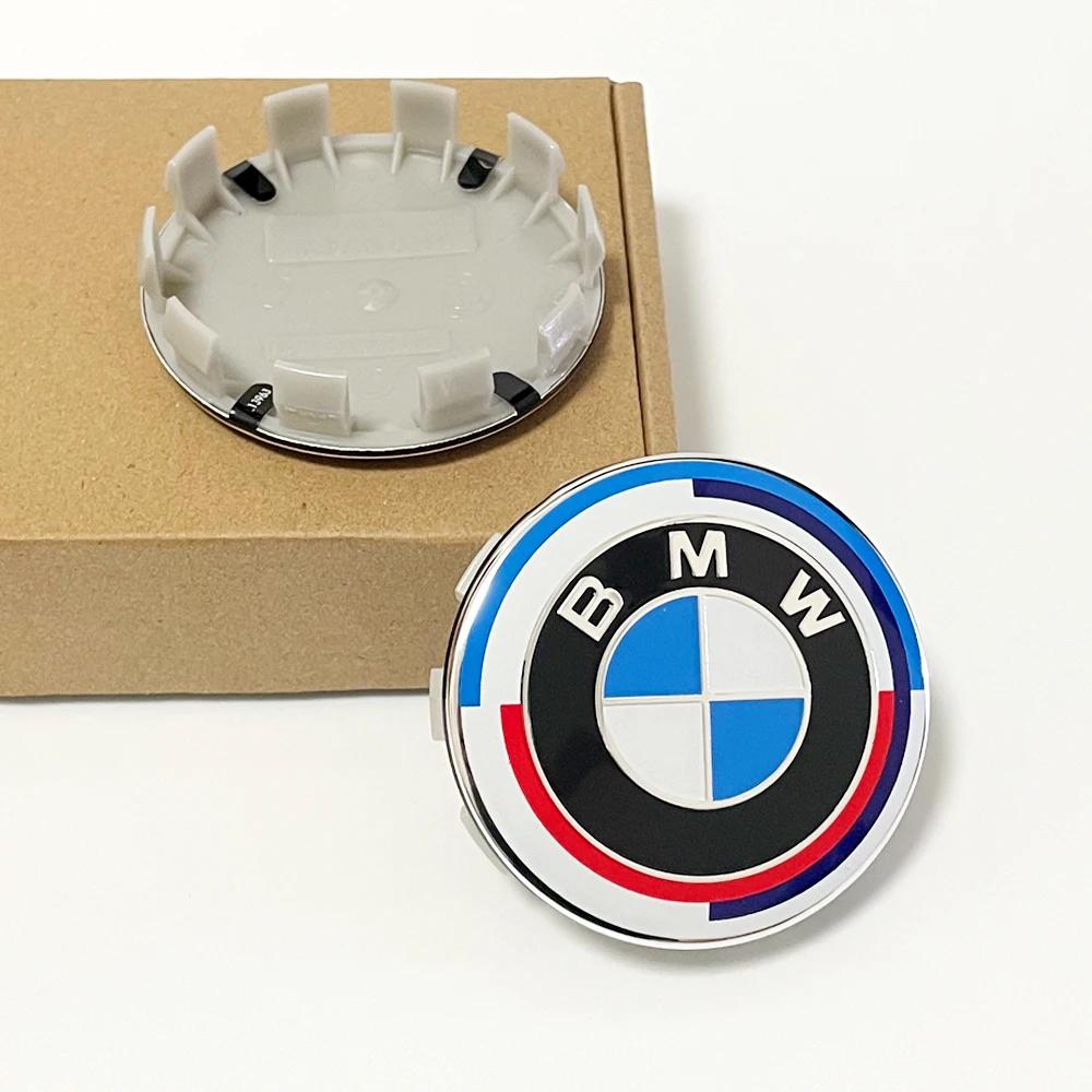 4 szt. Kołpaki środkowe kół BMW 68mm 56mm niebiesko-białe kołpaki na piasty do BMW E46 E90 E30 F10 F30 X5 X3 E39 F25 E60 E91 E87 Akcesoria do samochodów M