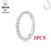1/10 Stück Edelstahl Rund Nasenring CZ Scharnier Septum Clicker Herz Ohrring Creole Ohr Tragus Knorpel Daith Piercing Schmuck