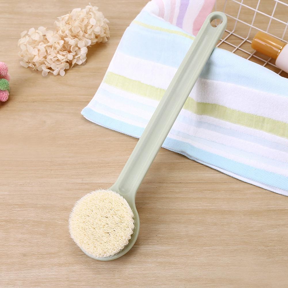 Handle Soft Hair Bath Brush Skin   Clning Exfoliating Body Scrubber Shower Brush