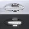 Car Door Handle Reflective Stickers Universal Protective Stickers 8 Pieces