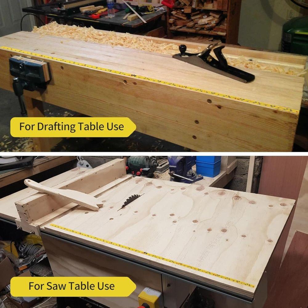 Steel Measuring Tape Imperial and Metric Scales Adhesive Backed Tape Ruler  Drafting