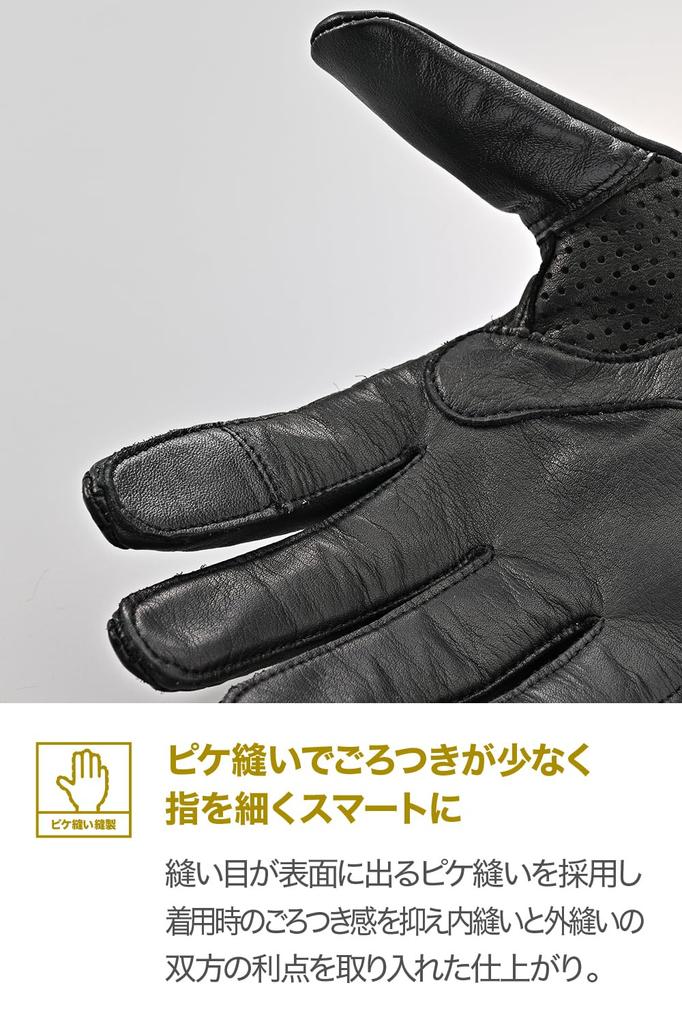 Daytona Motorcycle Leather Made in Smartphone Pique 65790 Gloves, Summer, Autumn, Spring, (Cowhide), Spring, Summer, Autumn, Winter, Japan,