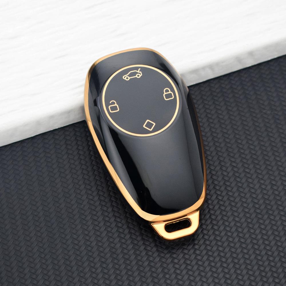 High-Quality Car Key Case Cover For Tpu Car Key Cover Shell For Leapmotor T03 C11 C01 S01 Key Holder Key Chain Auto Accessories