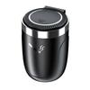 NEW Car Ashtray With LED Light Universal Alloy Ash Tray Aluminum Cup Smokeless Auto Ashtray Flame Retardant Cigarette Holder Box