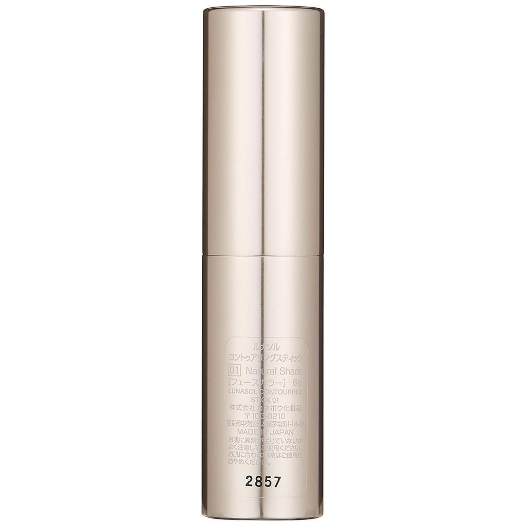 LUNASOL Contouring Stick 01 Wange - Konturiert Gesichtsmerkmale, Strahlendes Rouge