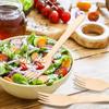 100 Stück biologisch abbaubares Einweg-Holzmesser, Gabel, Löffel, umweltfreundliches Geschirrset, Kuchengabel, Eiscreme-Dessertlöffel