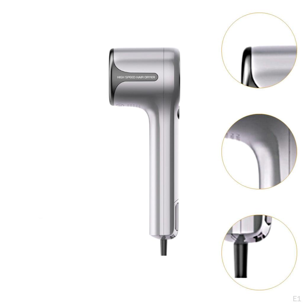 High Performance Hair Dryer with Nozzle for Professional Use in Hotels and Homes