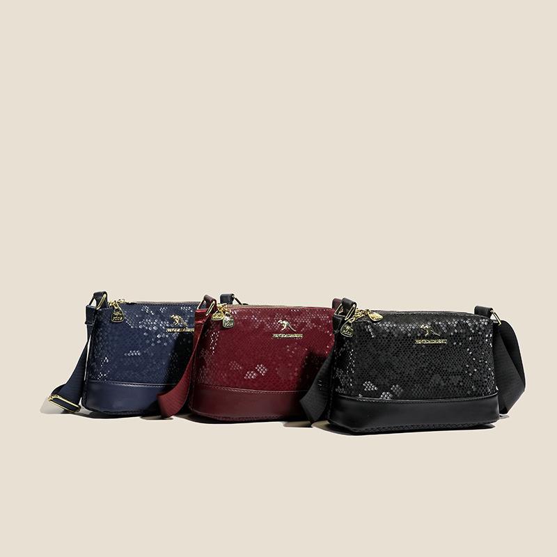 Snake Skin Pattern Fashion Multi-purpose Autumn-winter Single Shoulder Crossbody Bag Casually