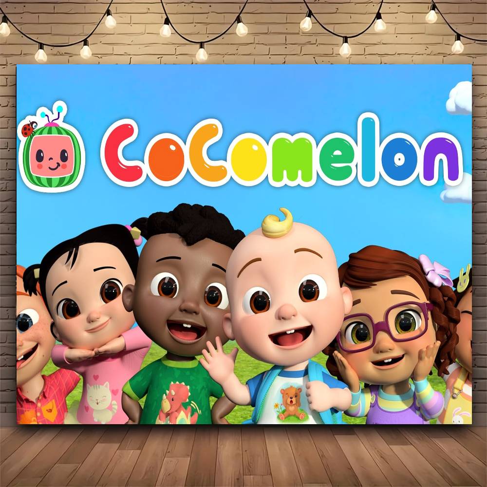 

Cartoon Cute CCoComelonS Baby Tapestry Print Large Tapestry Wall Hanging Wall Tapestry Decor Living Room Bedroom Home 150x200cm(60x80in)