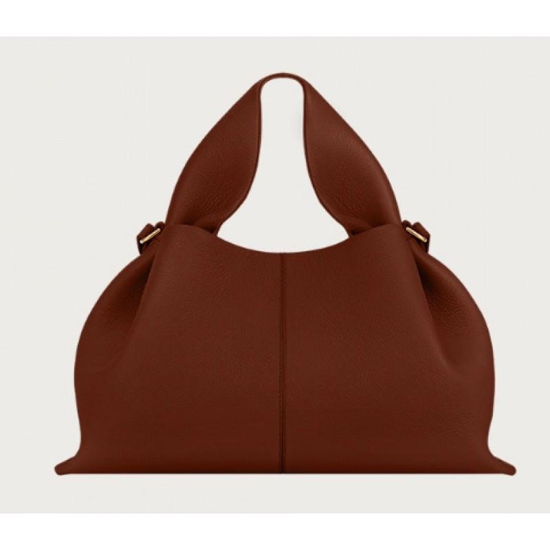 Kožená crossbody taška ve tvaru mraku Malá střední velikost Šetrná k veganům Pravá hovězí kůže Ramenní Dámská Denní použití