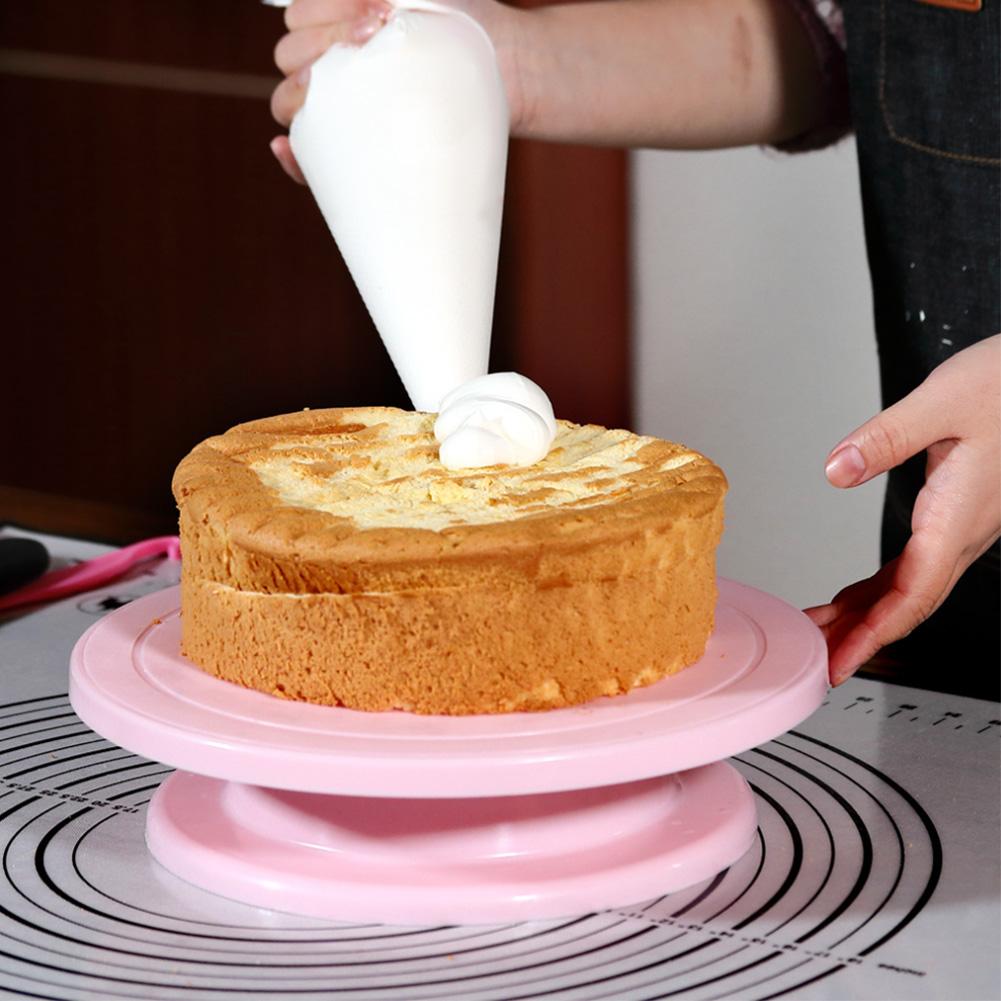 Rotating Cake Turntable Cake Decorating Display Stand Base DIY Kitchen Baking Tools
