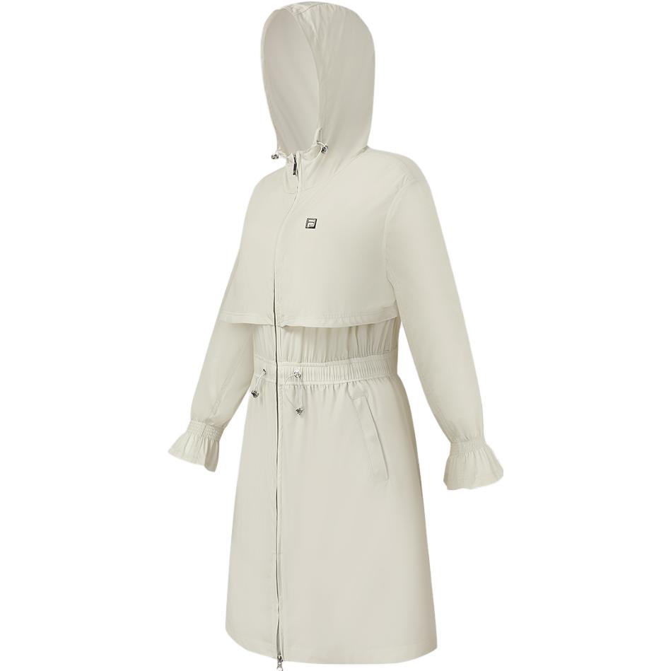 

FILA 2023 Autumn New Golf Sports Hooded Windbreaker Women outerwear Mugwort-Gray A11W335710F-BG S