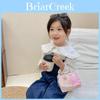 Adorable Mini Princess Crossbody Bag For Kids With Trendy Pearl Accents And Durable Canvas Material