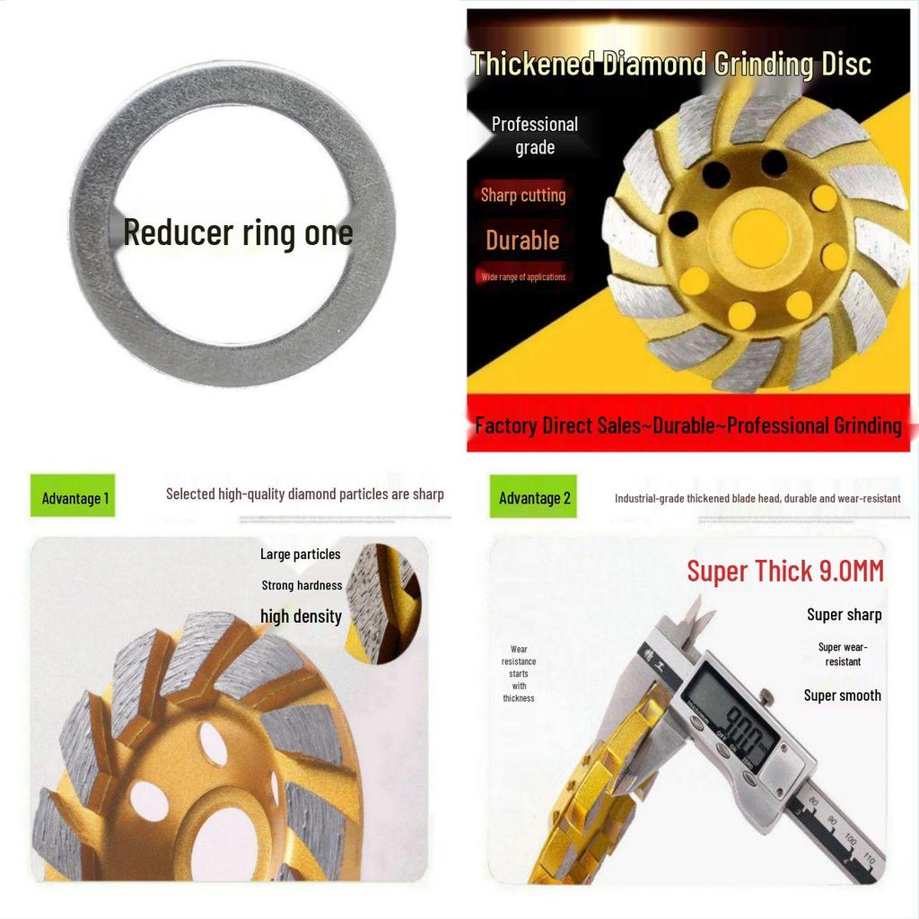 Professional Diamond Grinding Disc for Concrete, Stone, Red Brick, and Cement